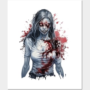 Creepy Zombie 4 Posters and Art